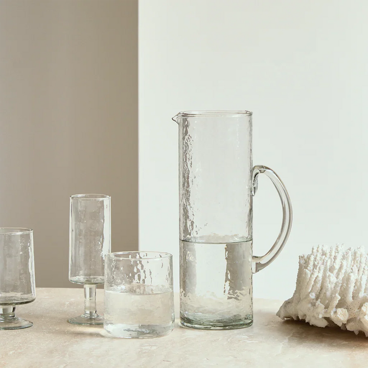 Urban Nature Culture | Waterglas Hammered transparant