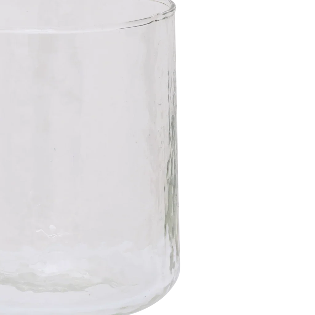 Urban Nature Culture | Waterglas Hammered transparant