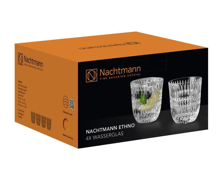 Nachtmann - Ethno Waterglas 235 ml set van 4
