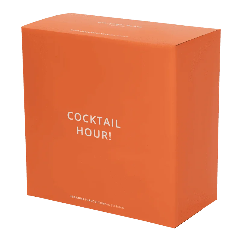 Urban Nature Culture | Gin-tonic cocktail glas, set van 2, in geschenkverpakking
