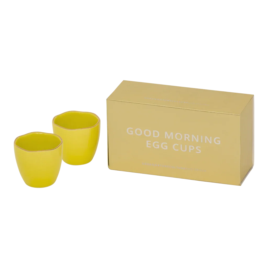 Urban Nature Culture | Good Morning Eierdop Limelight set van 2 in cadeauverpakking