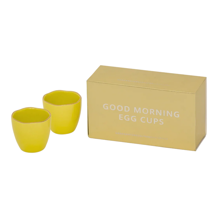 Urban Nature Culture | Good Morning Eierdop Limelight set van 2 in cadeauverpakking