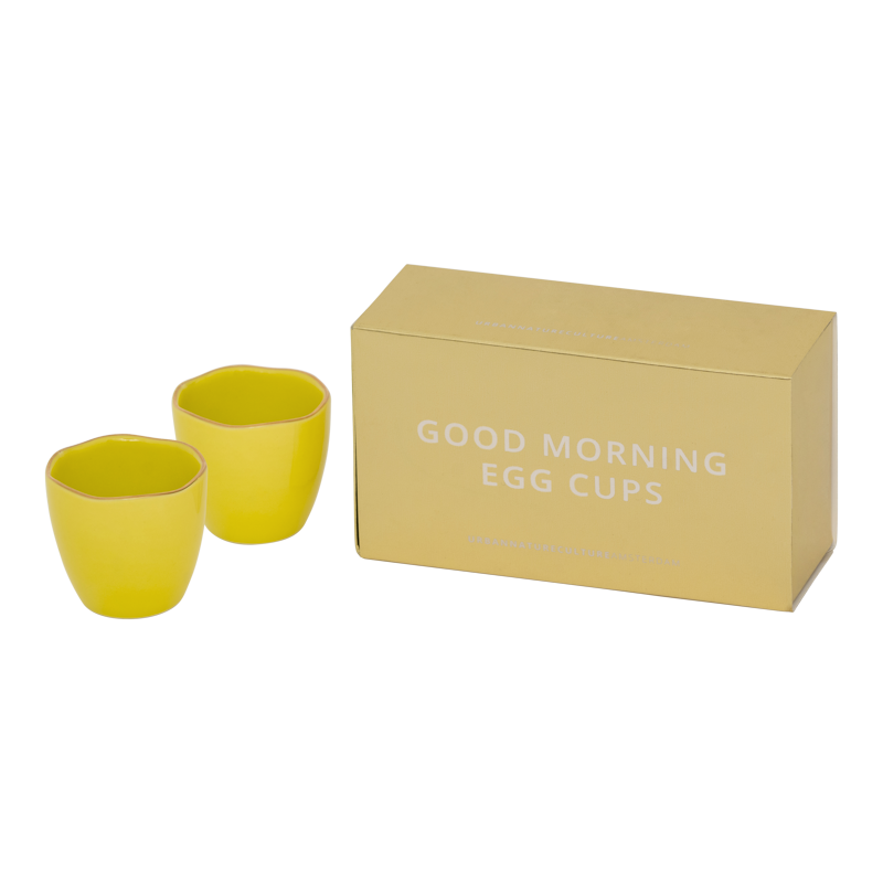 Urban Nature Culture | Good Morning Eierdop Limelight set van 2 in cadeauverpakking