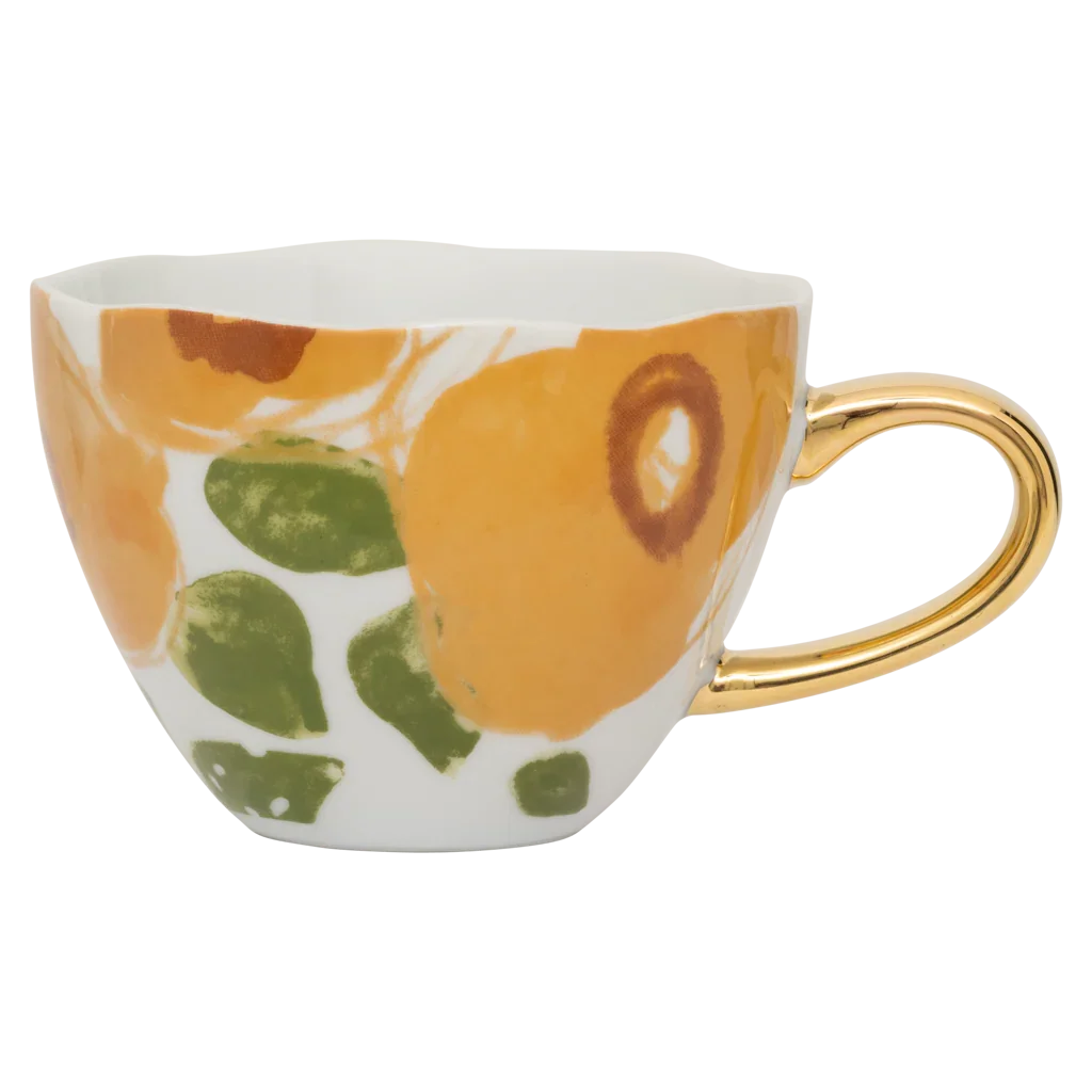 Urban Nature Culture | Good Morning kopje Cappuccino/Tea Floral Art, Caramel