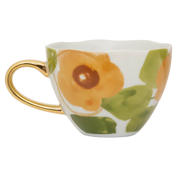 Urban Nature Culture | Good Morning kopje Cappuccino/Tea Floral Art, Caramel