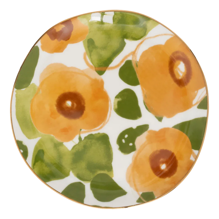 Urban Nature Culture | Good Morning bord Floral Art Caramel, Ø17 Cm