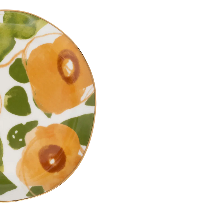 Urban Nature Culture | Good Morning bord Floral Art Caramel, Ø17 Cm