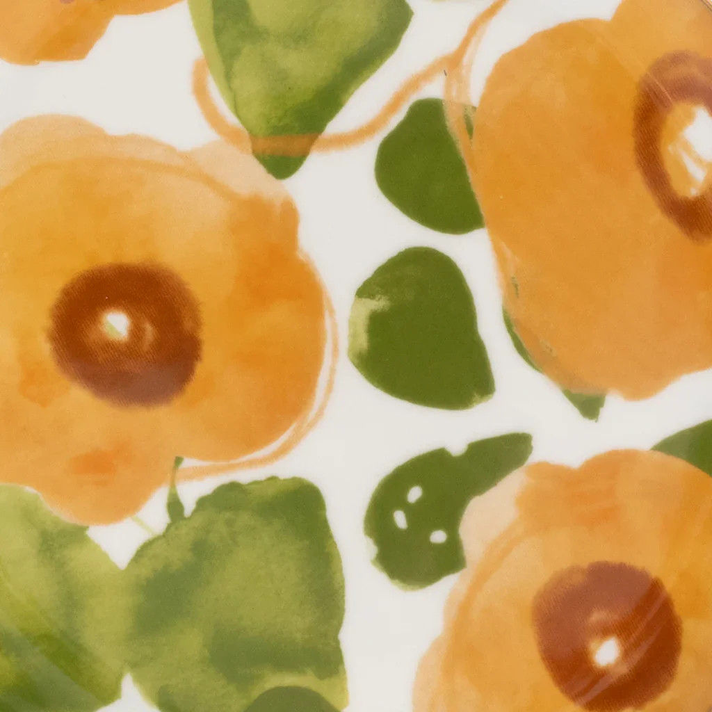 Urban Nature Culture | Good Morning bord Floral Art Caramel, Ø17 Cm