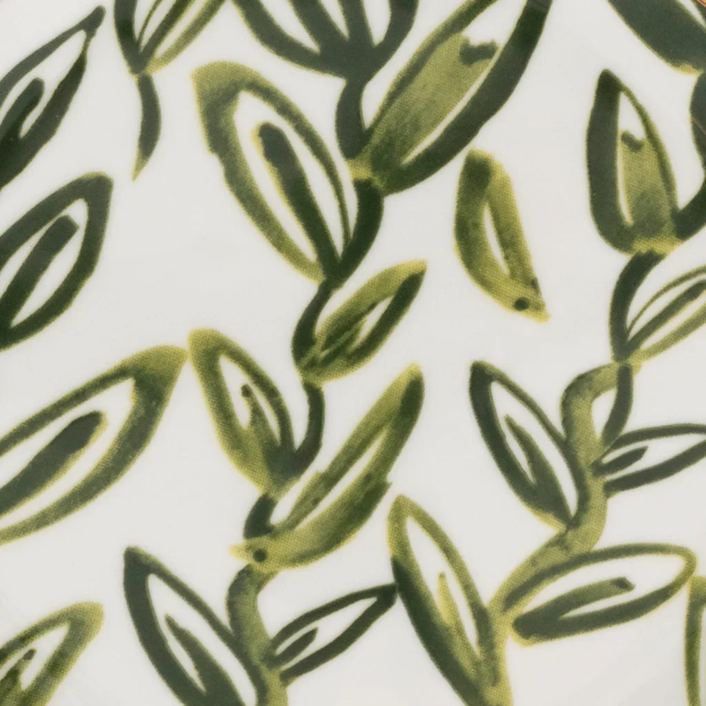 Urban Nature Culture | Good Morning bord Leaves Evergreen Sprig, Ø17 Cm