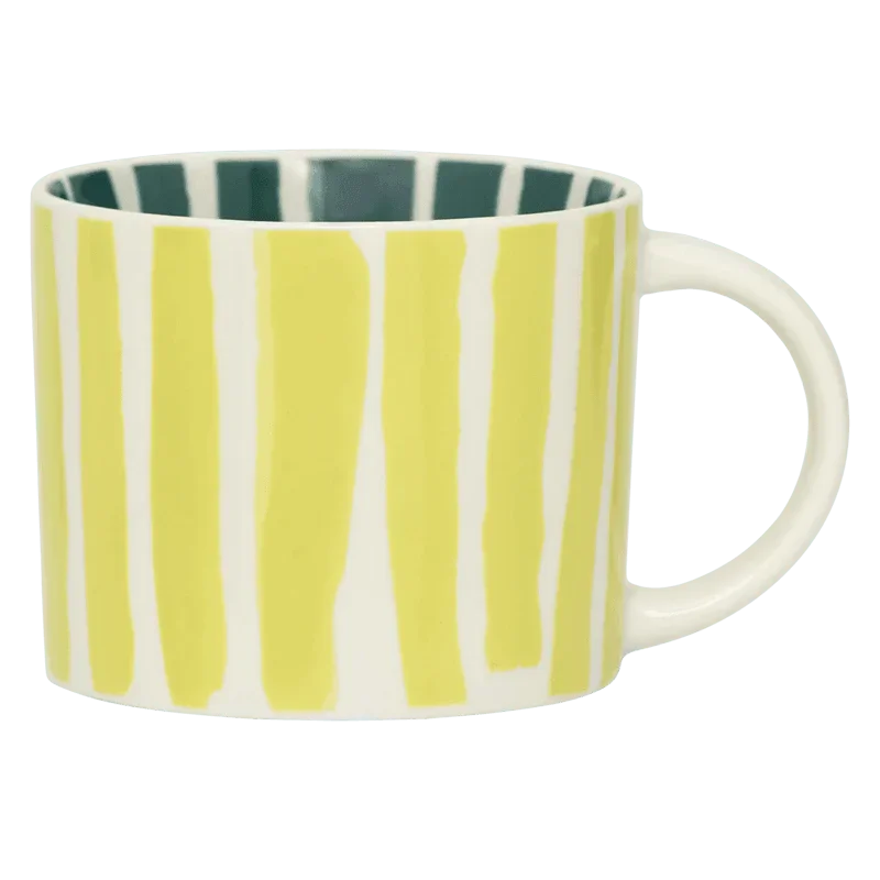 Urban Nature Culture | LINDA. x UNC mok Tazza with printed stripes inside & outside A