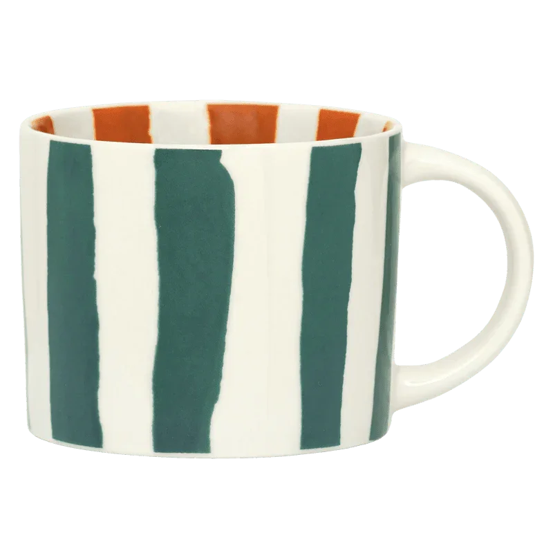 Urban Nature Culture | LINDA. x UNC mokTazza with printed stripes inside & outside C