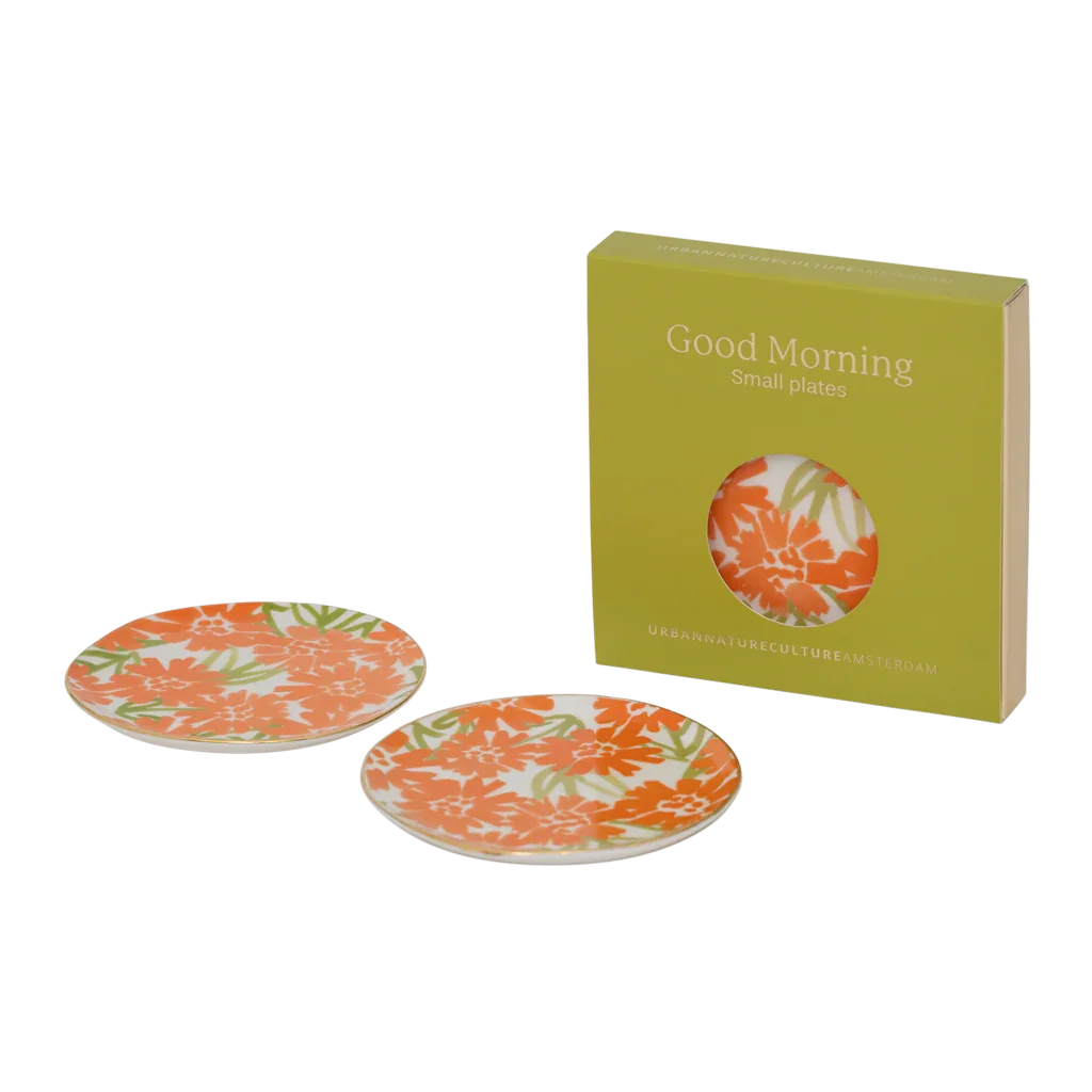 Urban Nature Culture | Good Morning bord, Ø12 cm Palesa, set van 2 Carrot
