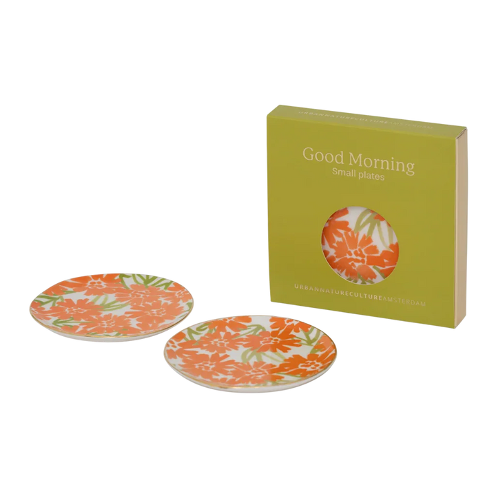 Urban Nature Culture | Good Morning bord, Ø12 cm Palesa, set van 2 Carrot