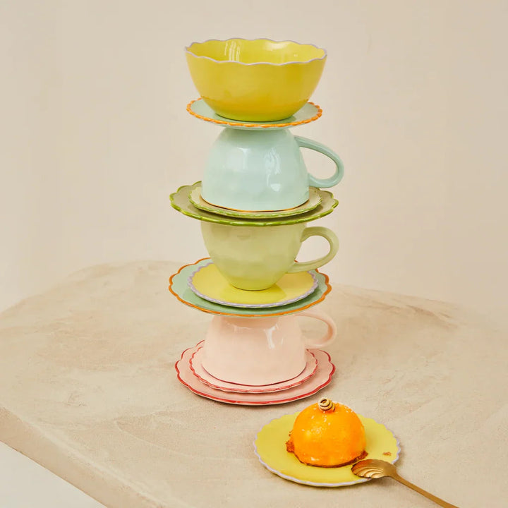 Urban Nature Culture | Good Morning Kopje Cappuccino/Tea sculpted celadon