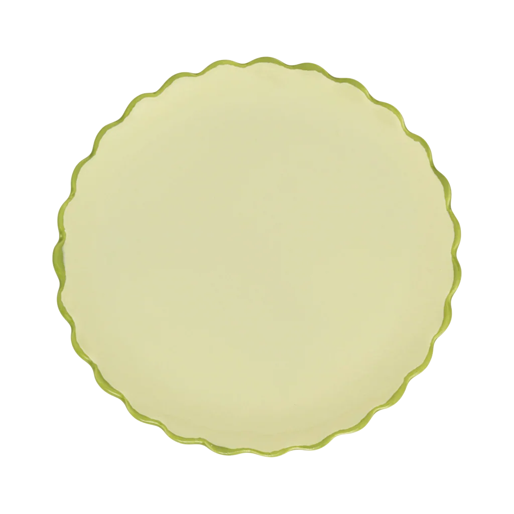 Urban Nature Culture | Good Morning bord sculpted 13,5cm Pale Green