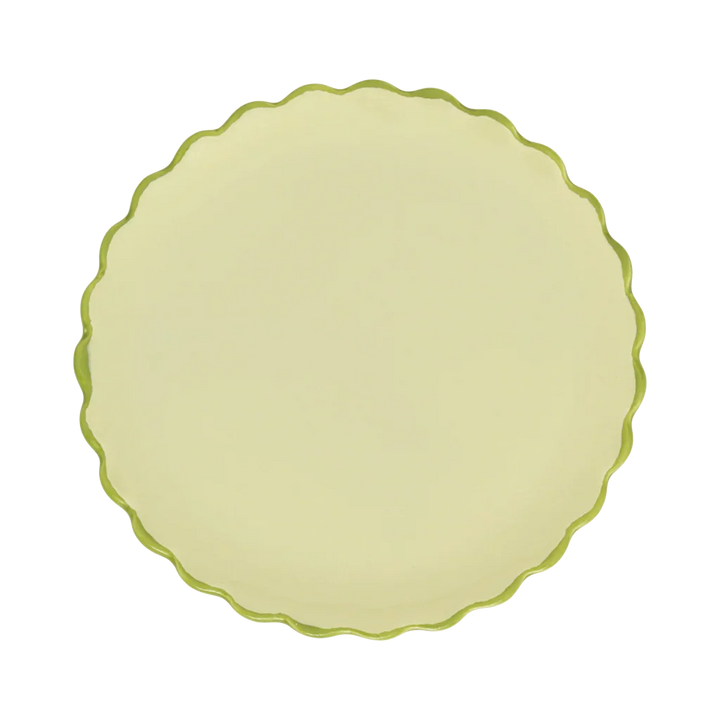 Urban Nature Culture | Good Morning bord sculpted 13,5cm Pale Green