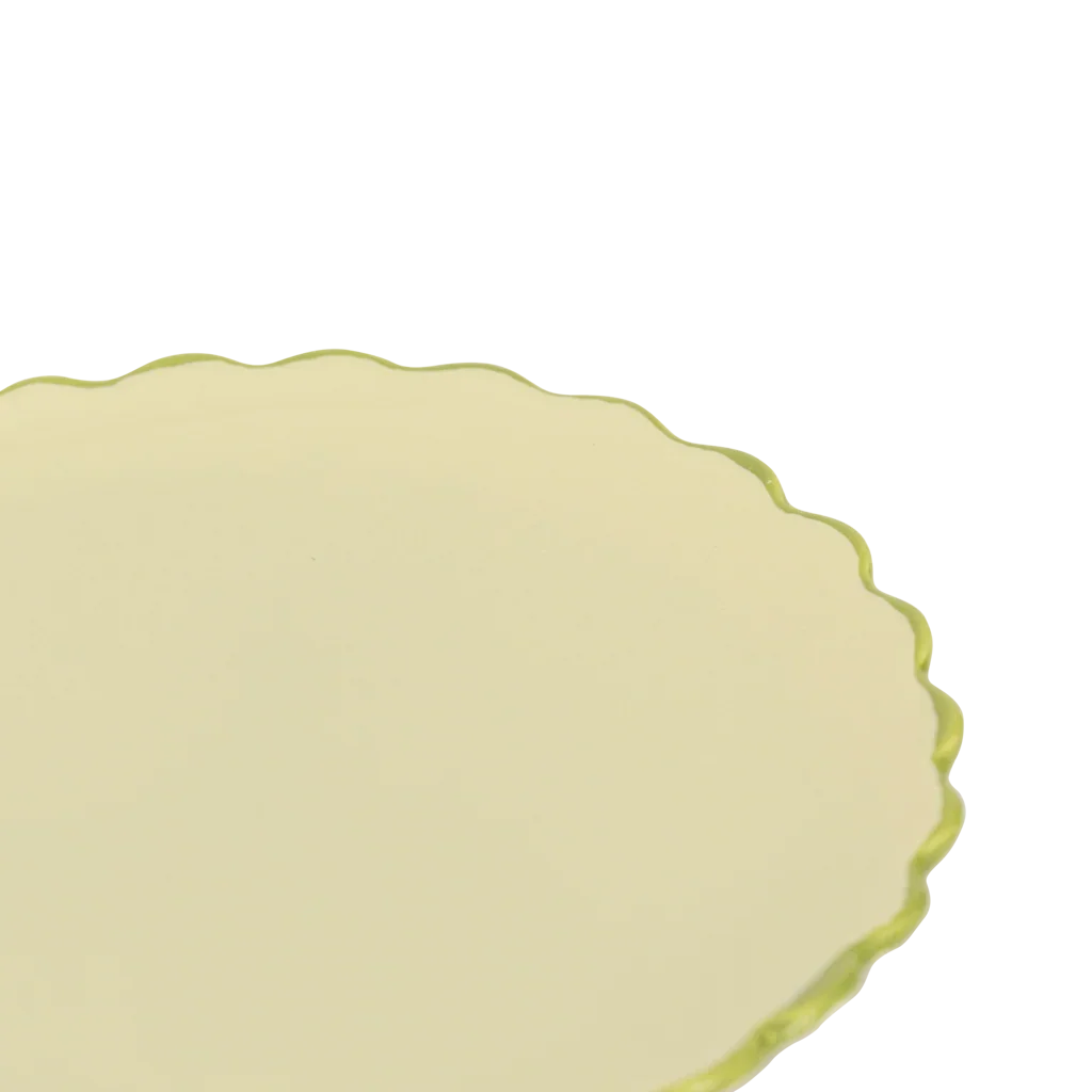 Urban Nature Culture | Good Morning bord sculpted 13,5cm Pale Green