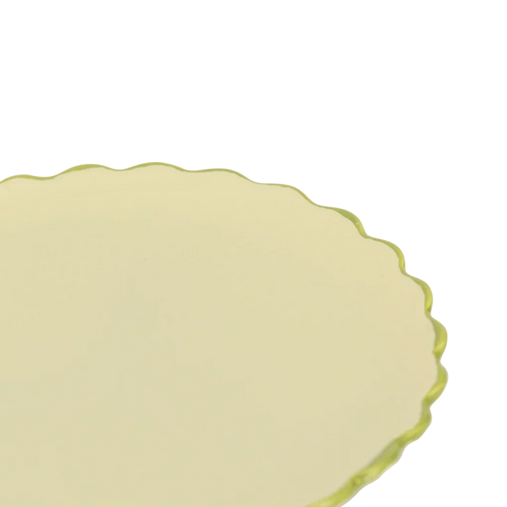 Urban Nature Culture | Good Morning bord sculpted 13,5cm Pale Green
