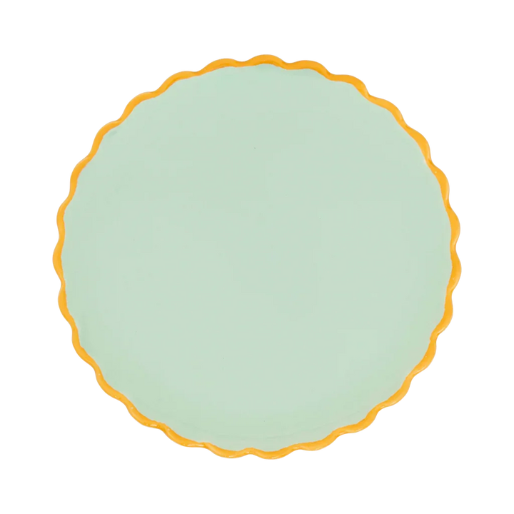 Urban Nature Culture | Good Morning bord sculpted 13,5cm Celadon