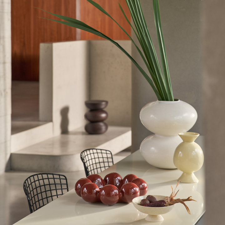 Urban Nature Culture | Decoratieve kom Sisko Off White