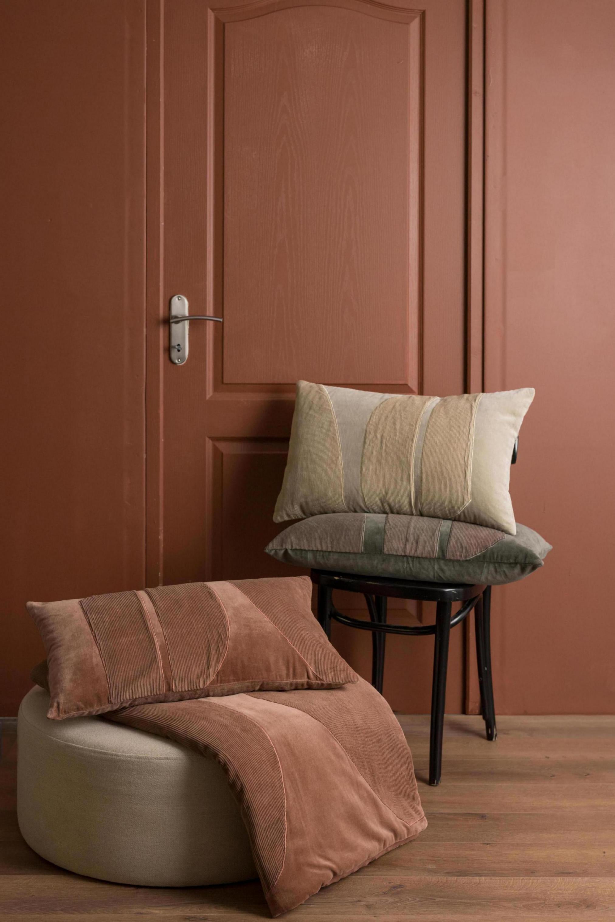 Geribbelde dekbed Fara Thym 85 X 200