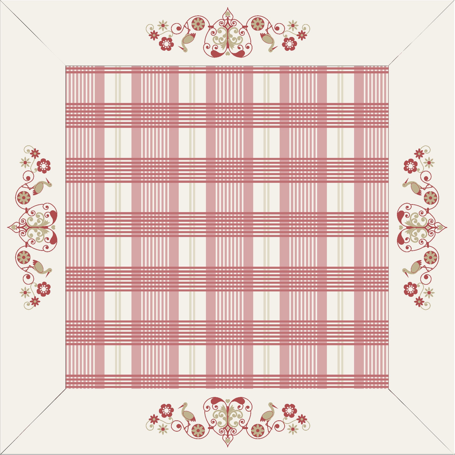 Tafelkleed Harz Multico 85 X 85