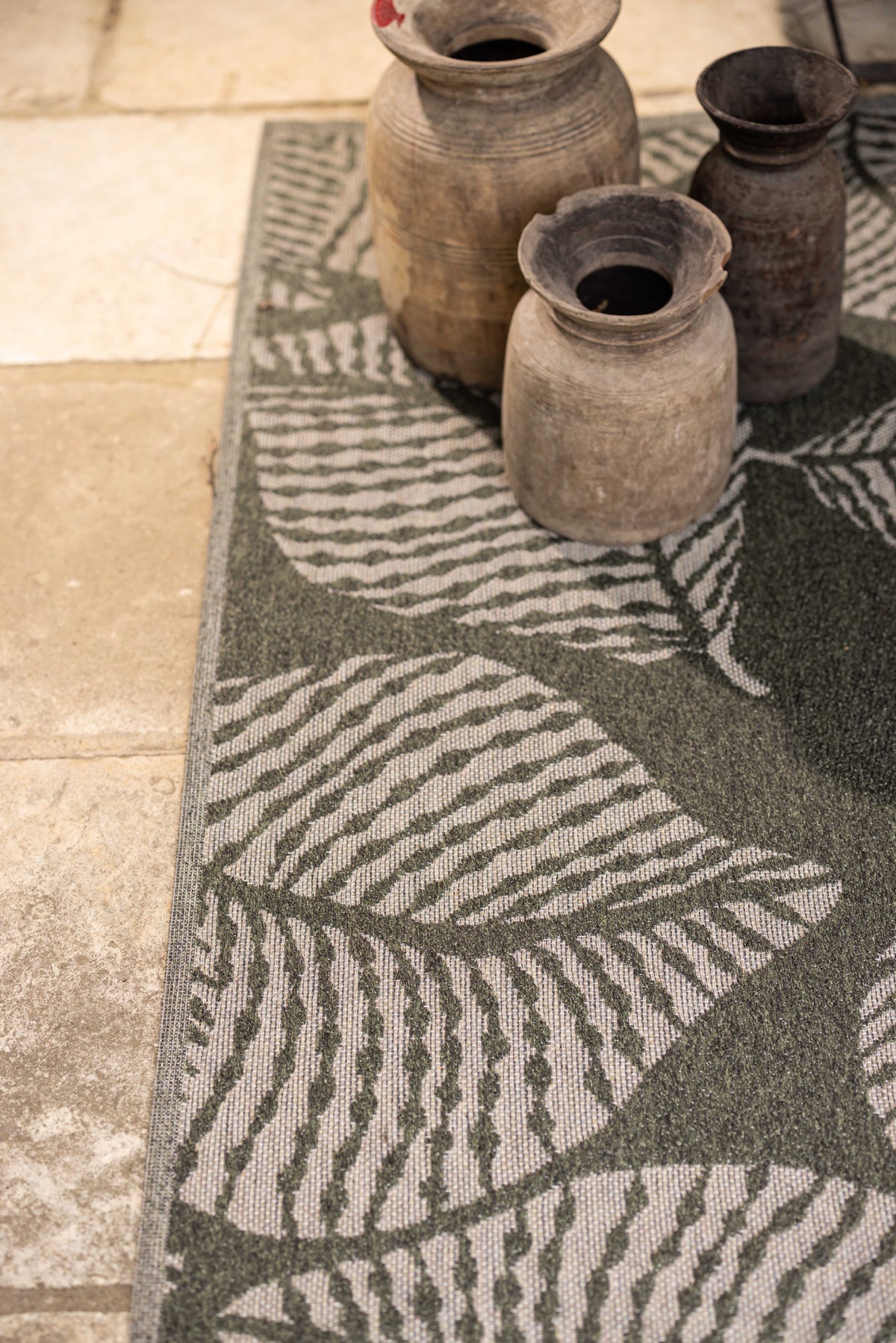Gerecycleerd buitentapijt Flora Eucalyptus 200 X 290 X 1