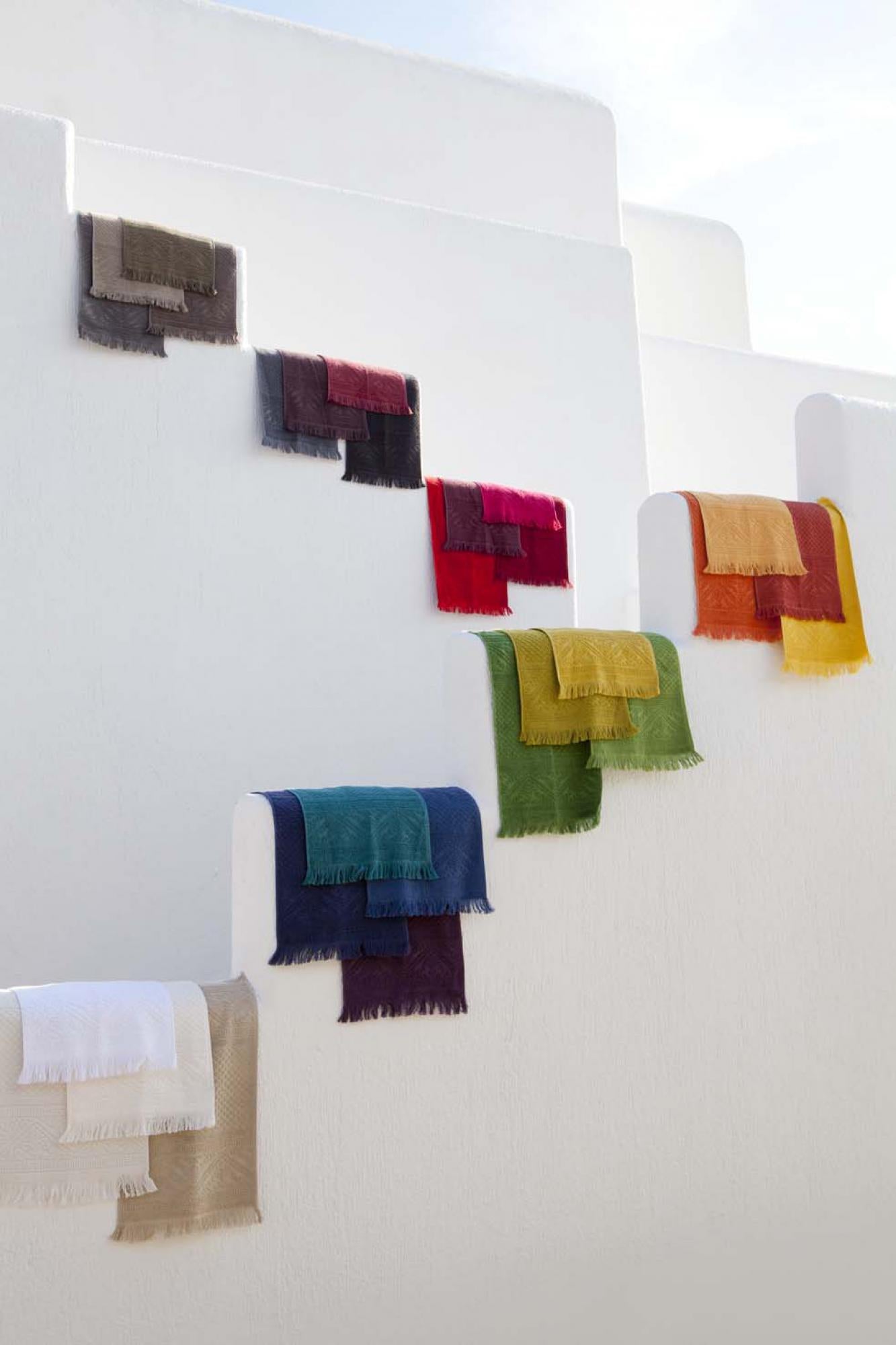 Zoé badlaken Craie 100 X 180