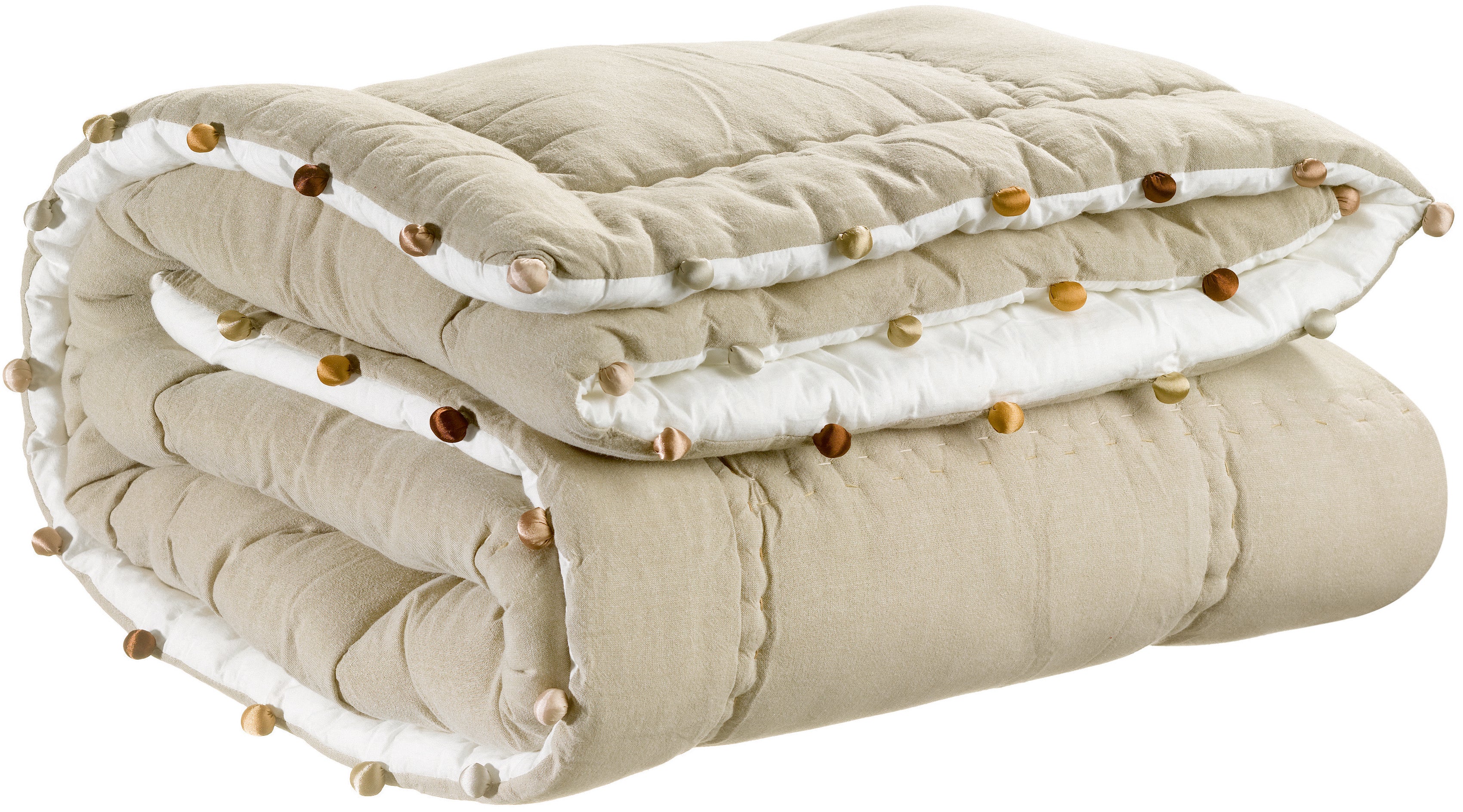 Gastounet effen dekbed Sienne 160 X 160