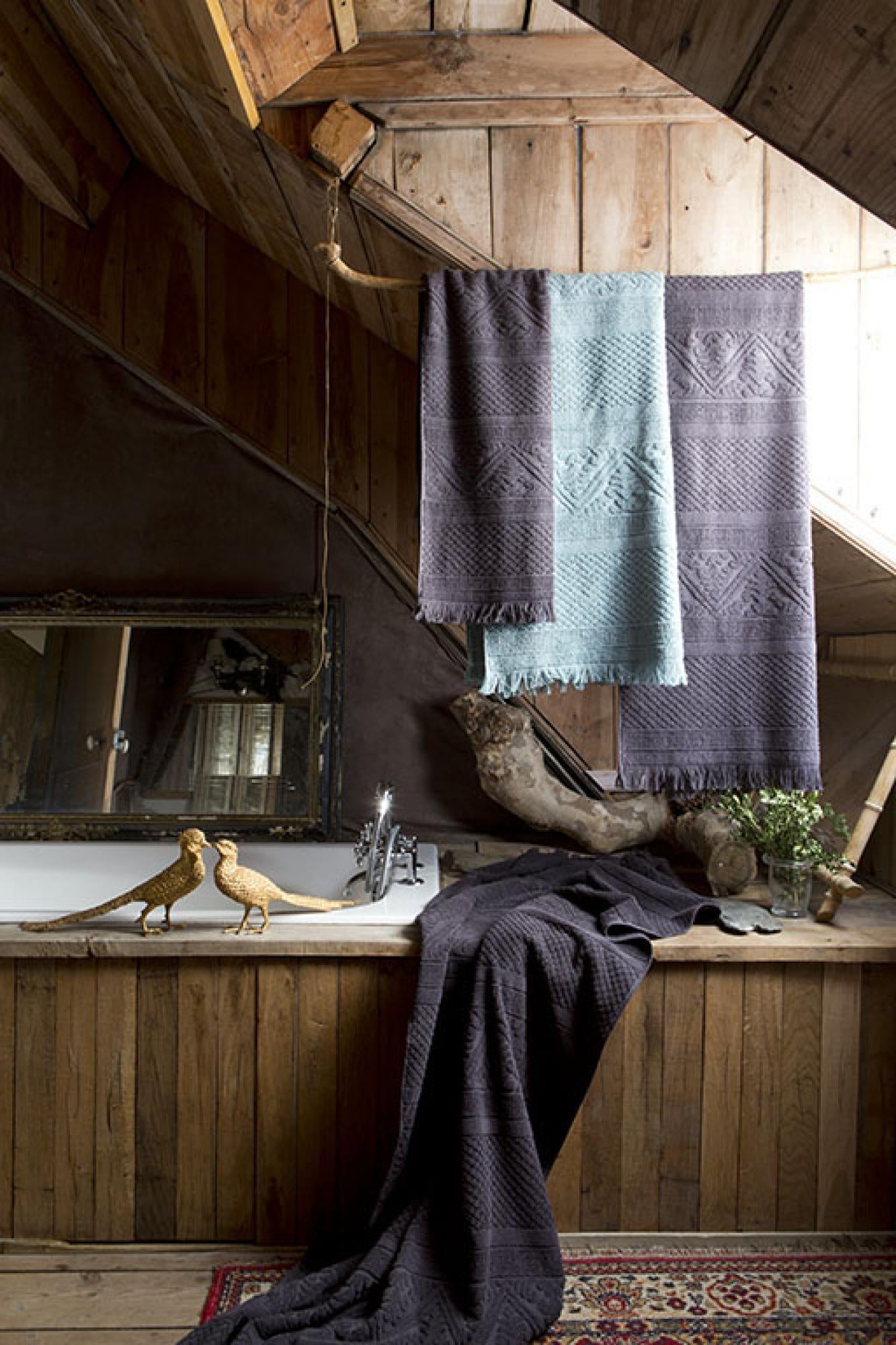 Zoé badlaken Carbone 100 X 180