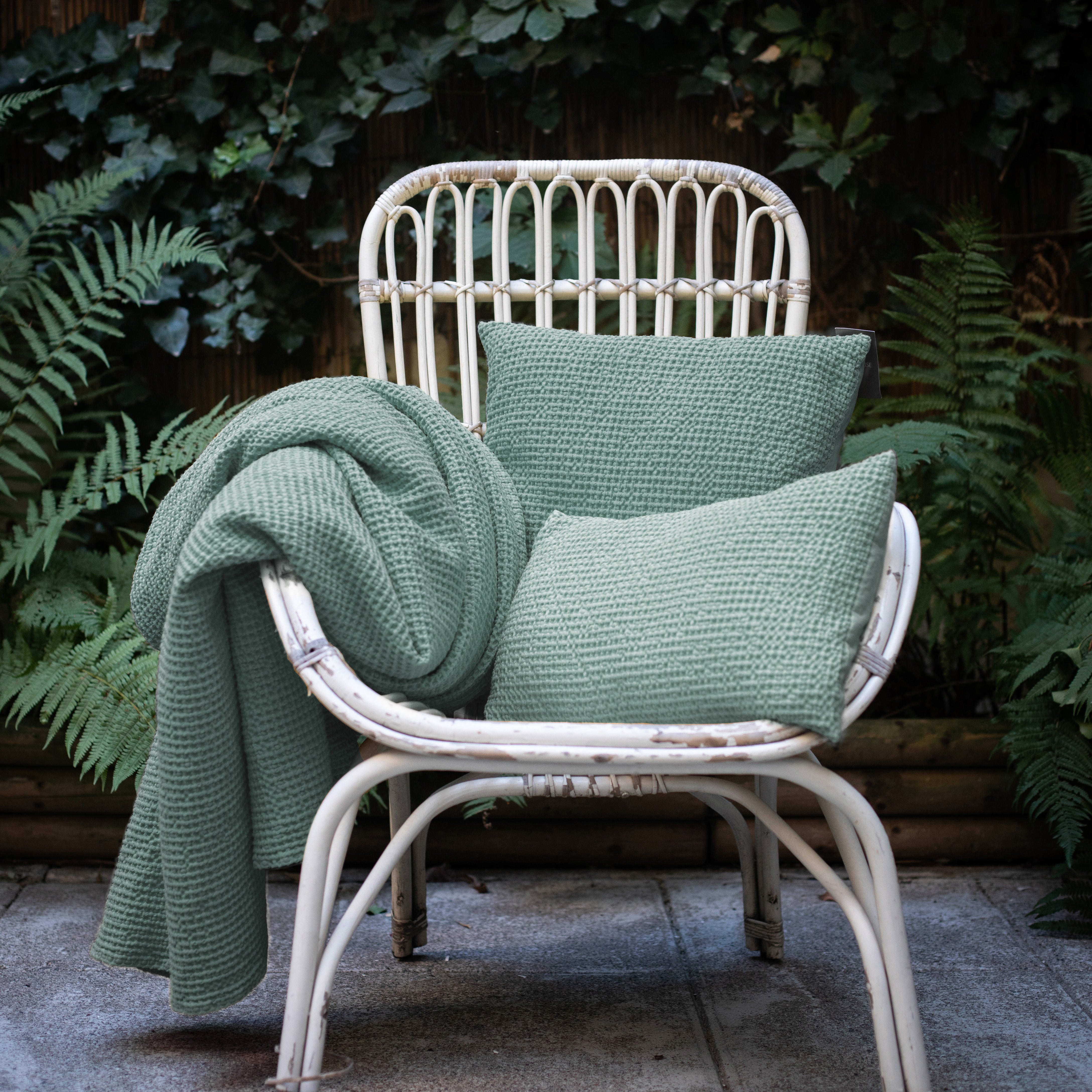 Kussen Maia Vert de gris 30 X 50