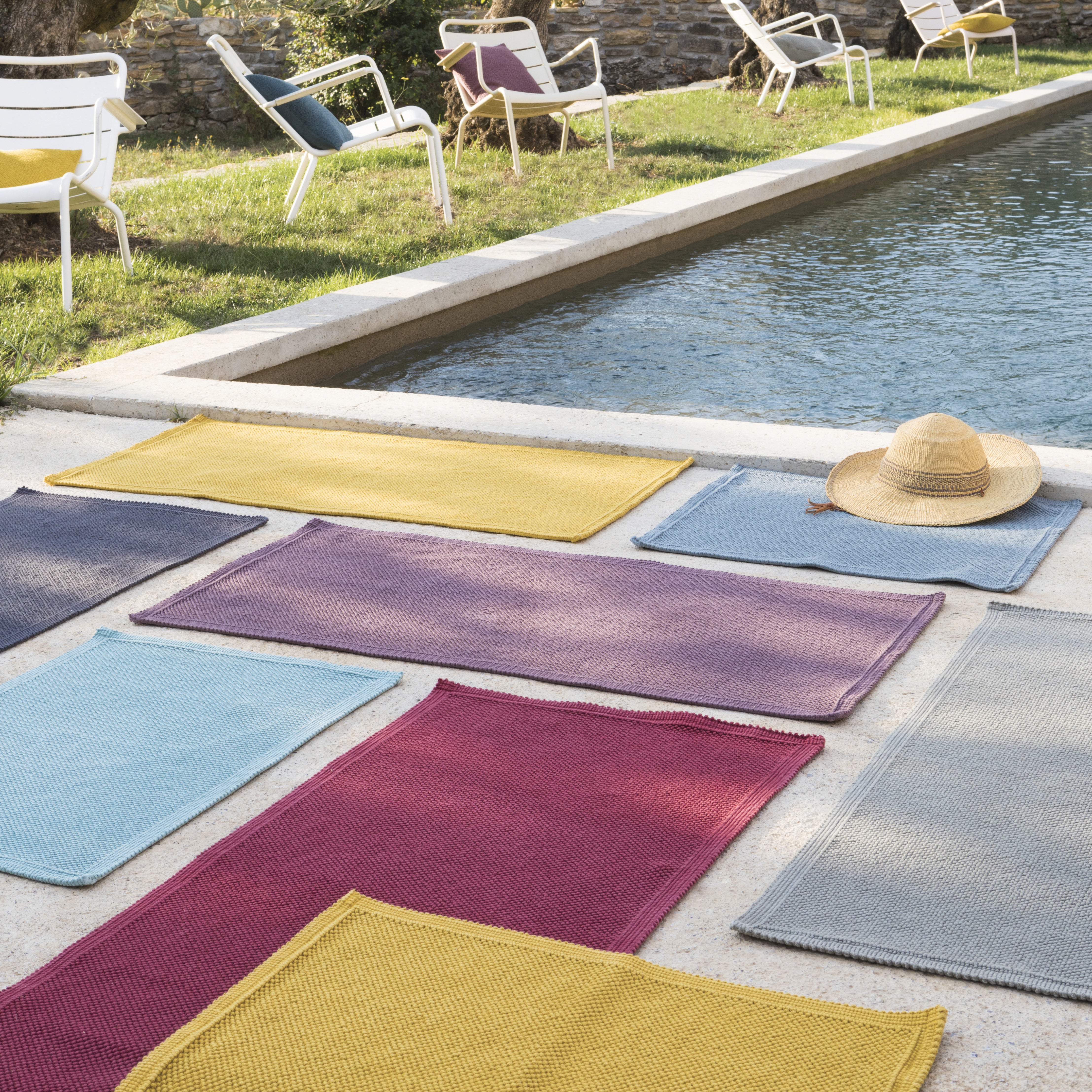 Etia badmat Vert de gris 54 X 64
