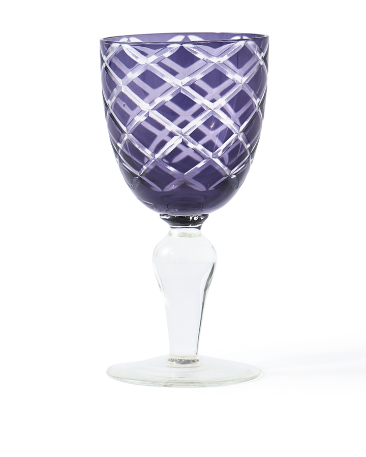 Polspotten - Wijnglas Cobalt mix (set van 6)