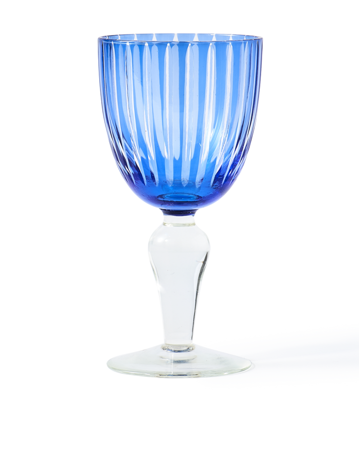 Polspotten - Wijnglas Cobalt mix (set van 6)
