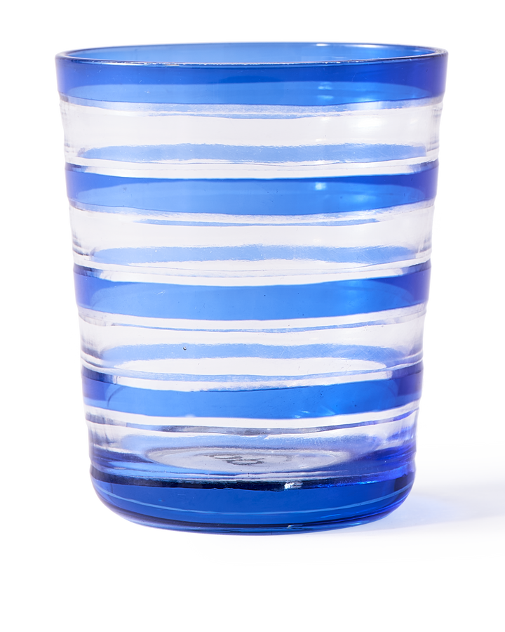 Polspotten - Glas Cobalt mix (set van 6)
