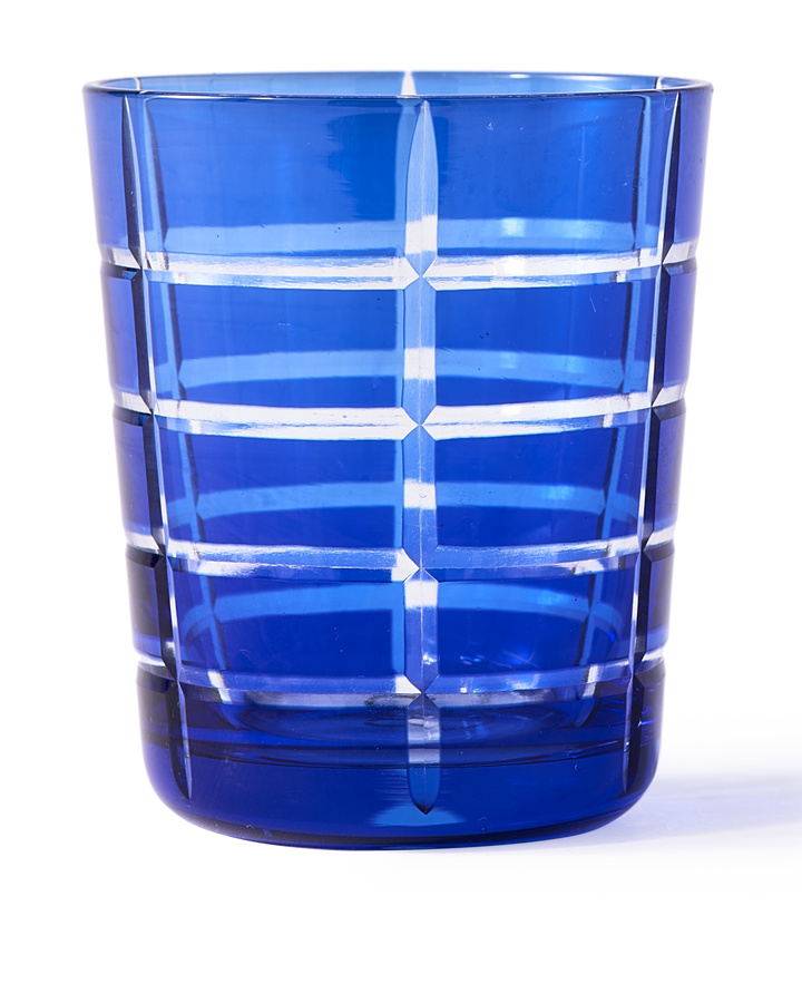Polspotten - Glas Cobalt mix (set van 6)