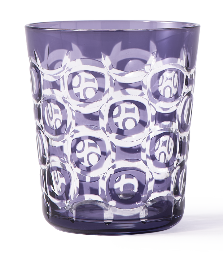 Polspotten - Glas Cobalt mix (set van 6)