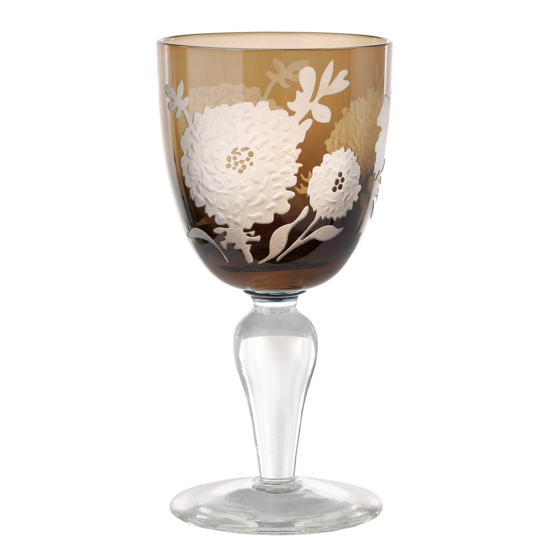 Polspotten - Wijnglas Peony Multicolor (set van 6)