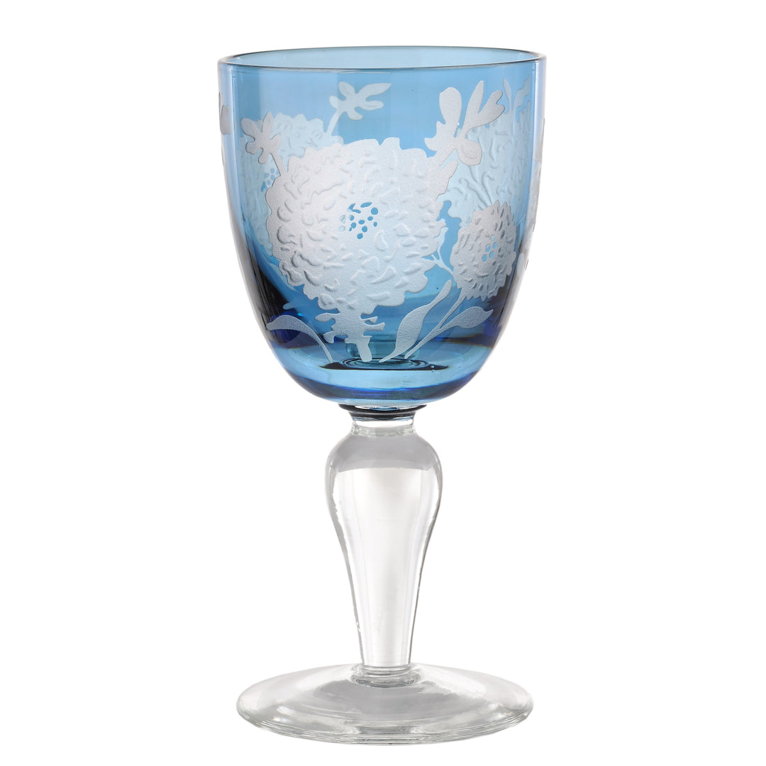 Polspotten - Wijnglas Peony Multicolor (set van 6)