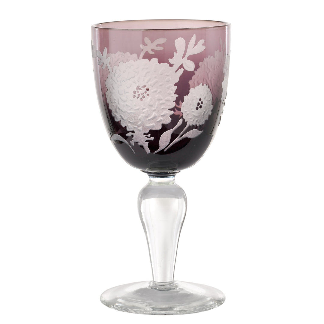 Polspotten - Wijnglas Peony Multicolor (set van 6)