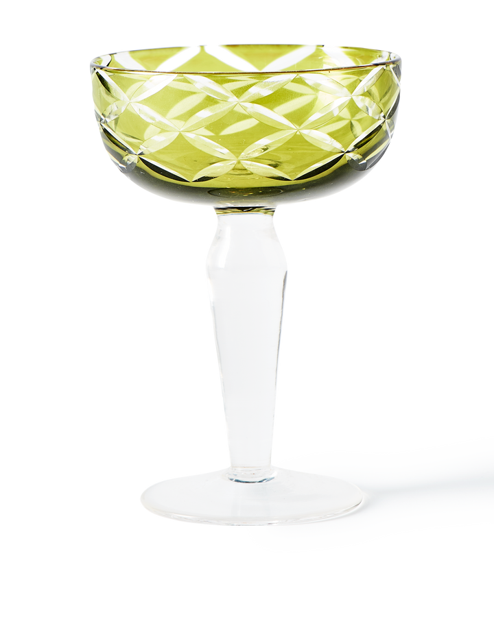 Polspotten - Champagnecoupe Cuttings Multicolor (set van 6)