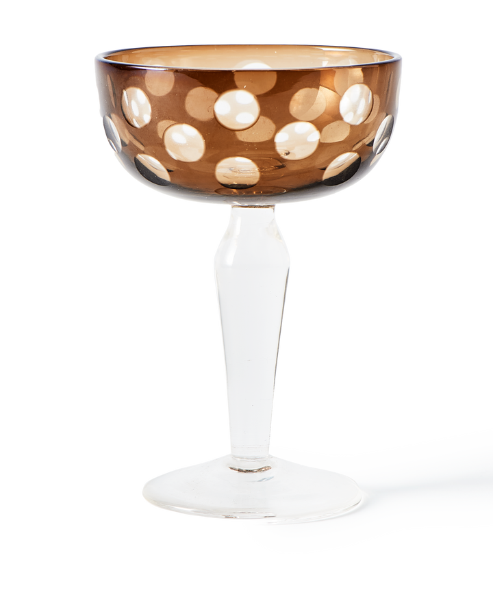 Polspotten - Champagnecoupe Cuttings Multicolor (set van 6)