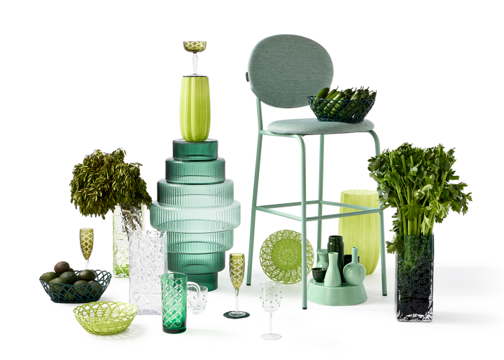 Polspotten - Champagnecoupe Cuttings Multicolor (set van 6)