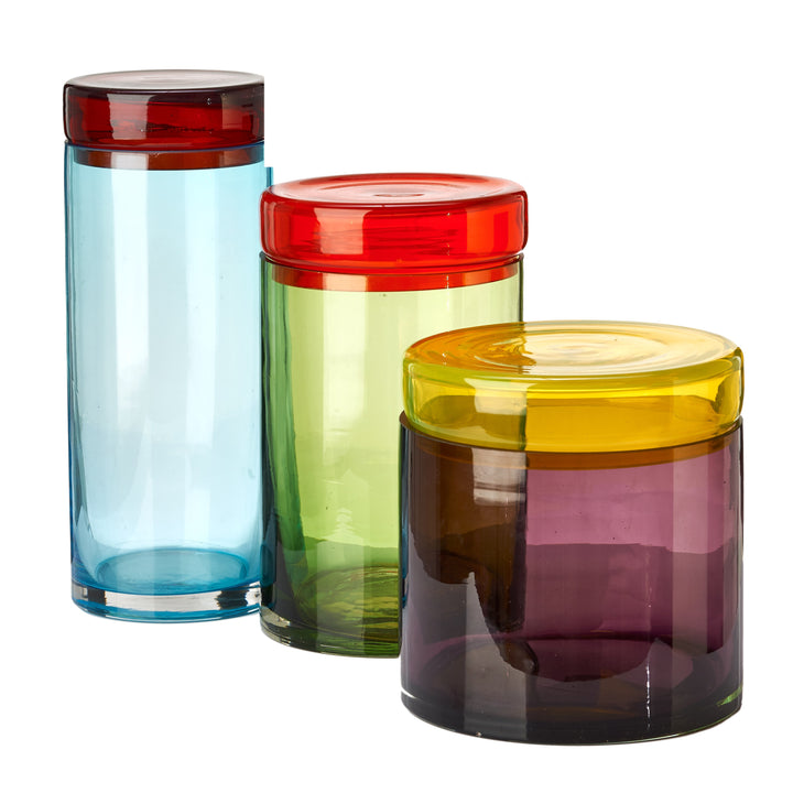 Polspotten - Object Caps &amp; Jars Multicolor (set van 3)