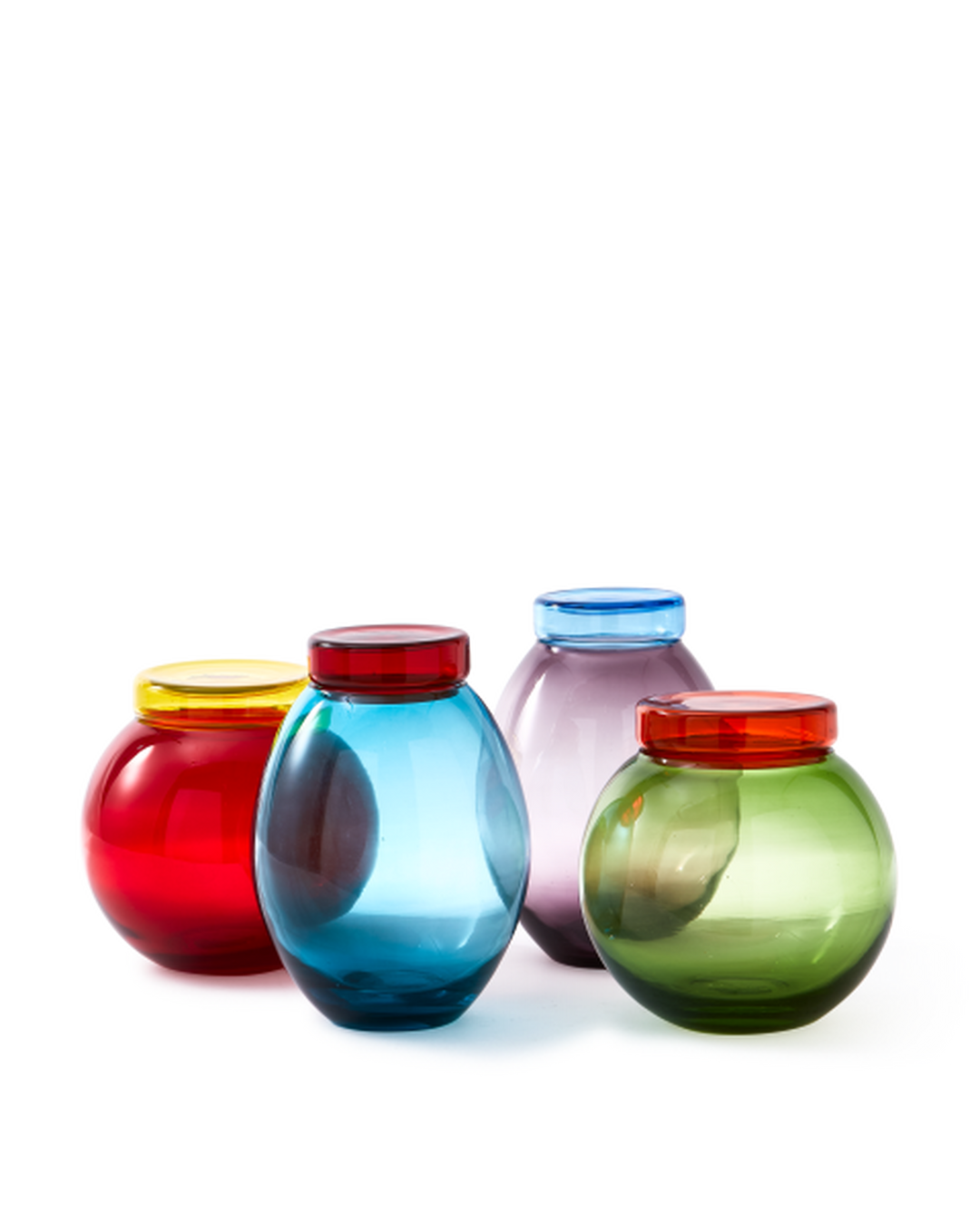 Polspotten - Object Caps &amp; Jars (set van 4)