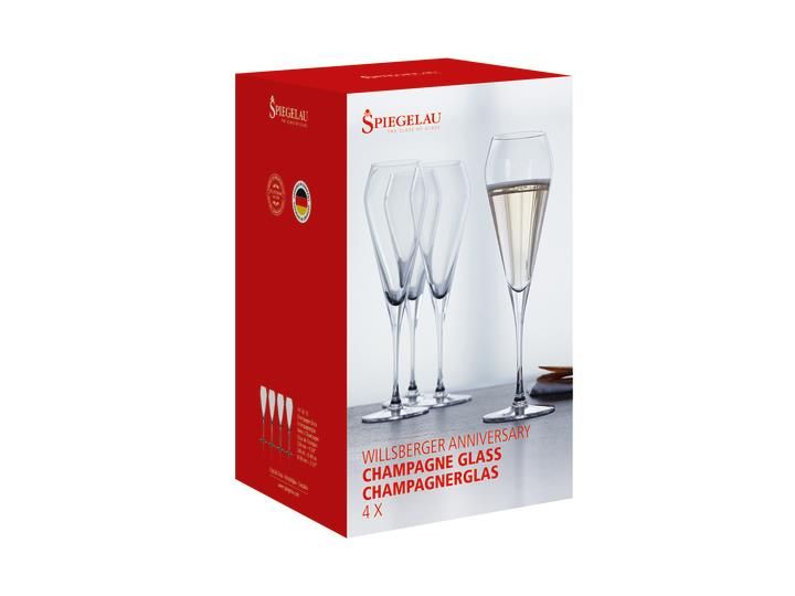 Spiegelau - Willsberger Champagneflute set van 4