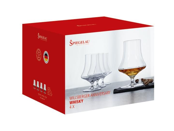 Spiegelau - Willsberger whiskyglas 365 ml set van 4