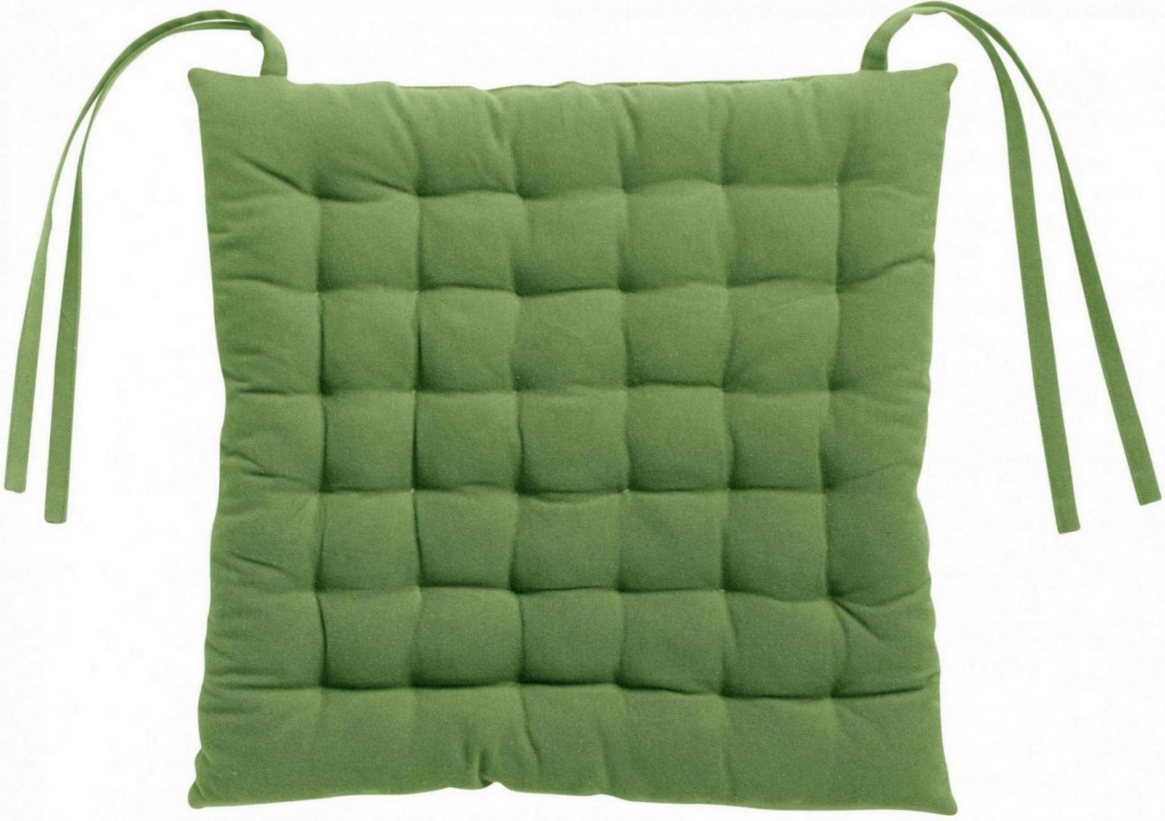 Gerecycleerd stoelkussen 36 punten Zea Vert 38 X 38 X 3