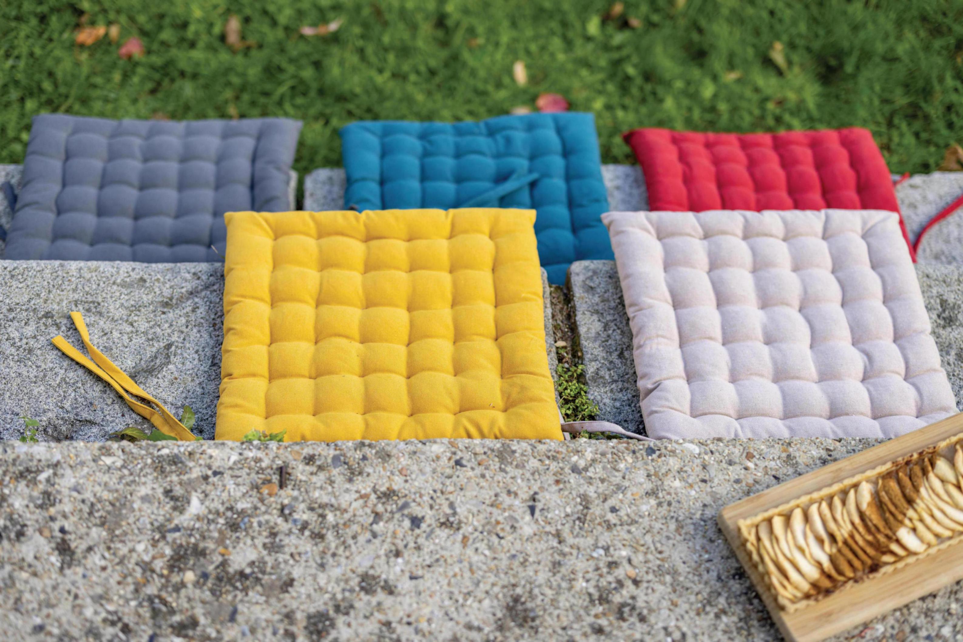 Gerecycleerd stoelkussen 36 punten Zea Tango 38 X 38 X 3