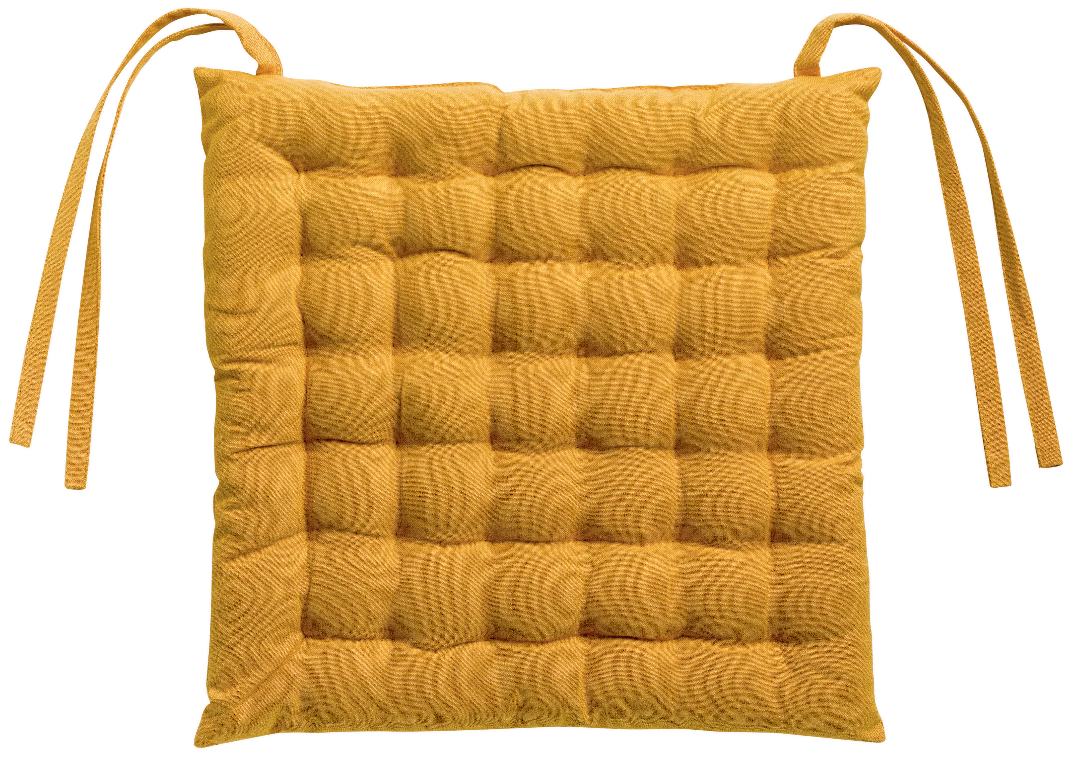Gerecycleerd stoelkussen 36 punten Zea Tournesol 38 X 38 X 3